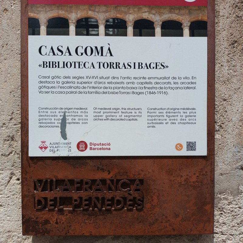 Cal Gomà – Biblioteca Torras i Bages