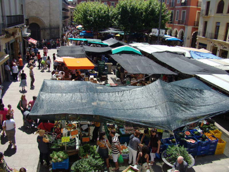 Samstagsmarkt in Vilafranca