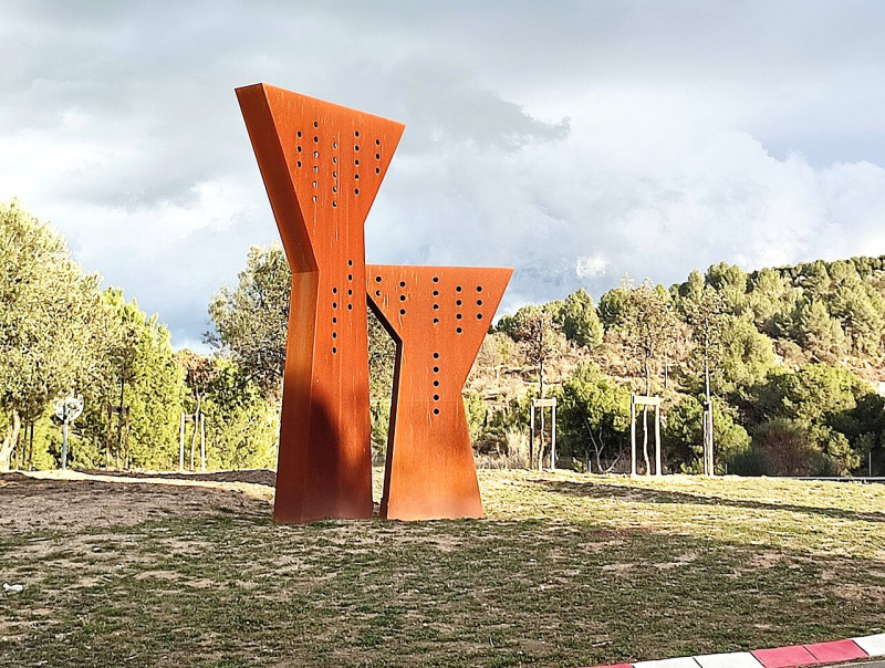 Sculpture dans la cave « Brindis »